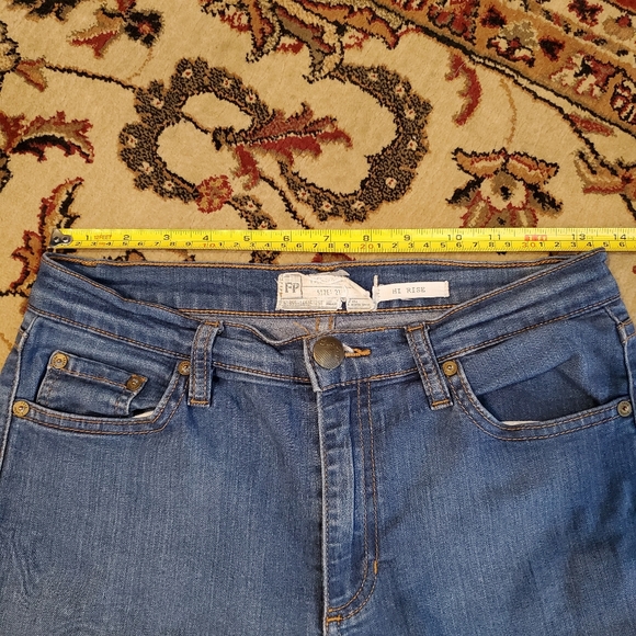 HP Free People Hi Rise Roller Skinny Jeans Size 27 - Picture 13 of 16